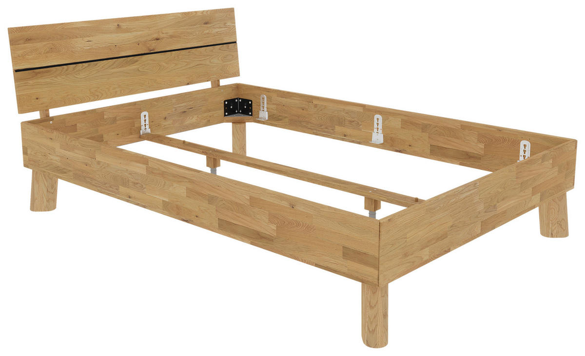BETT 140/200 cm  in Naturfarben  - Naturfarben, MODERN, Holz (140/200cm) - MID.YOU