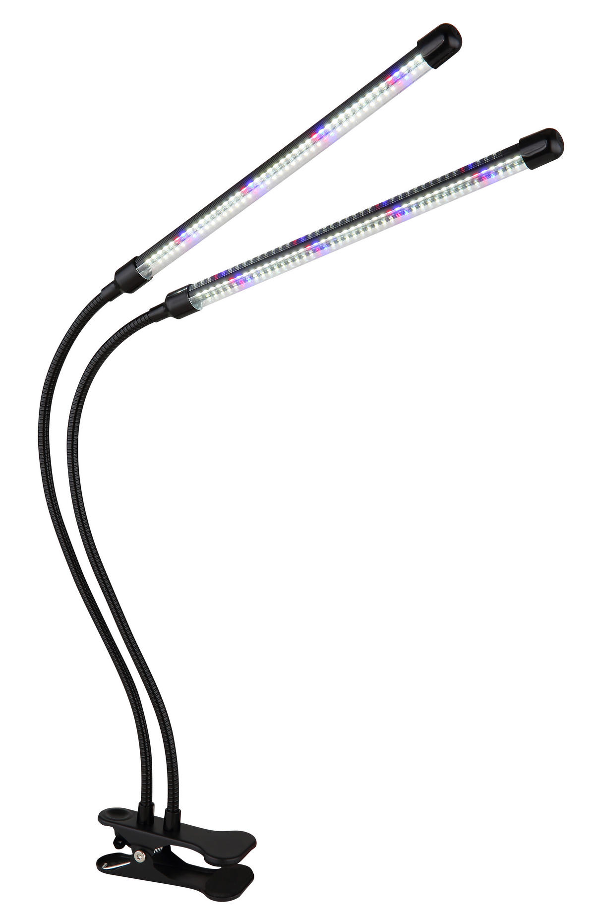 LED-KLEMMLEUCHTE - Transparent/Schwarz, Konventionell, Kunststoff/Metall (45/41/47cm) - Globo