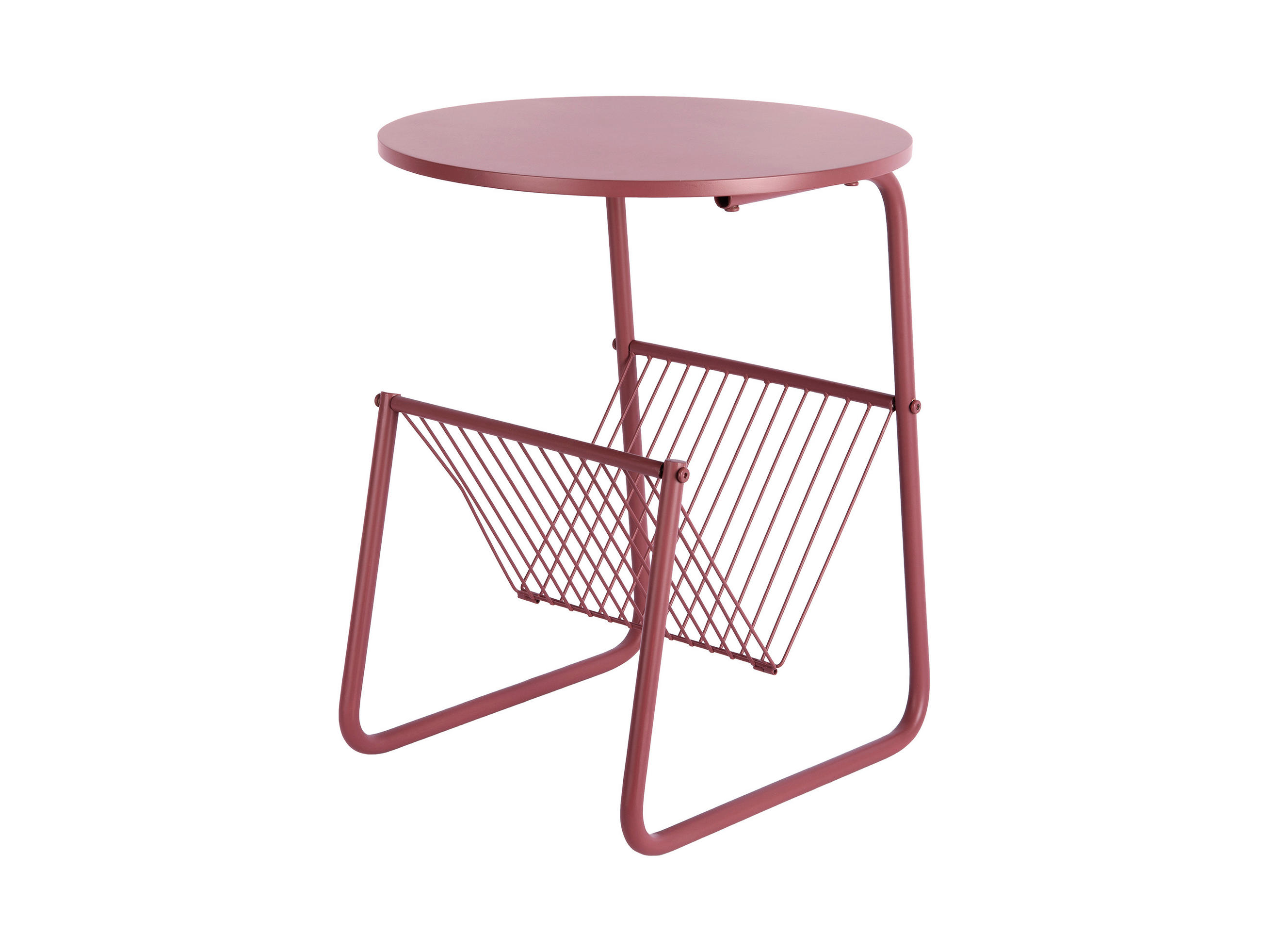 BEISTELLTISCH 40/40/49 cm Riqueza Kupferfarben rund  - Kupferfarben, Basics, Metall (40/40/49cm) - Leitmotiv