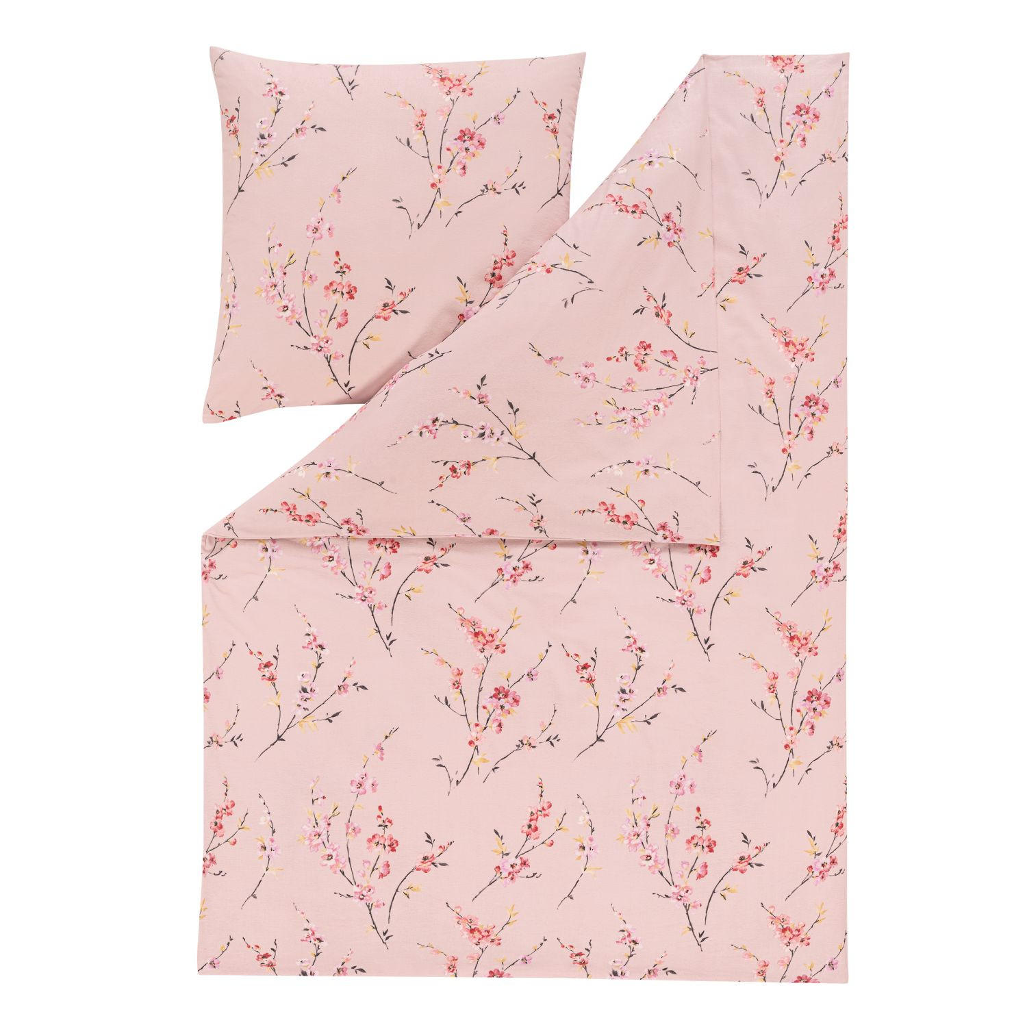 BETTWÄSCHE Atelier Flanell 155/220 cm  - Hellrosa, Design, Textil (155/220cm) - Estella