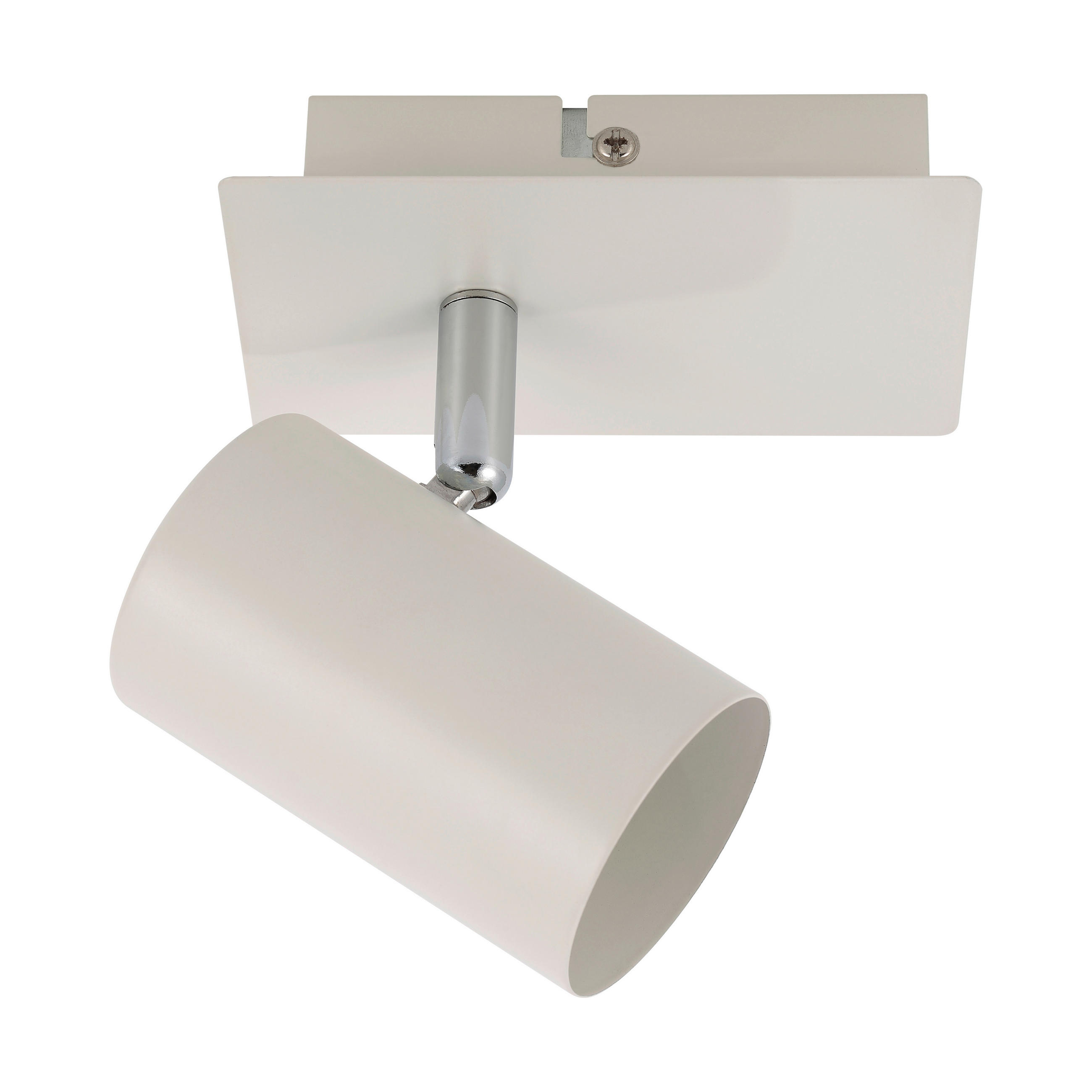 SPOTLÁMPA - fehér, Basics, fém (12/8/12,2cm) - Novel