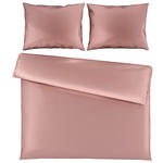 BETTWÄSCHE TANJA Satin 200/200 cm  - Altrosa, Basics, Textil (200/200cm) - Novel