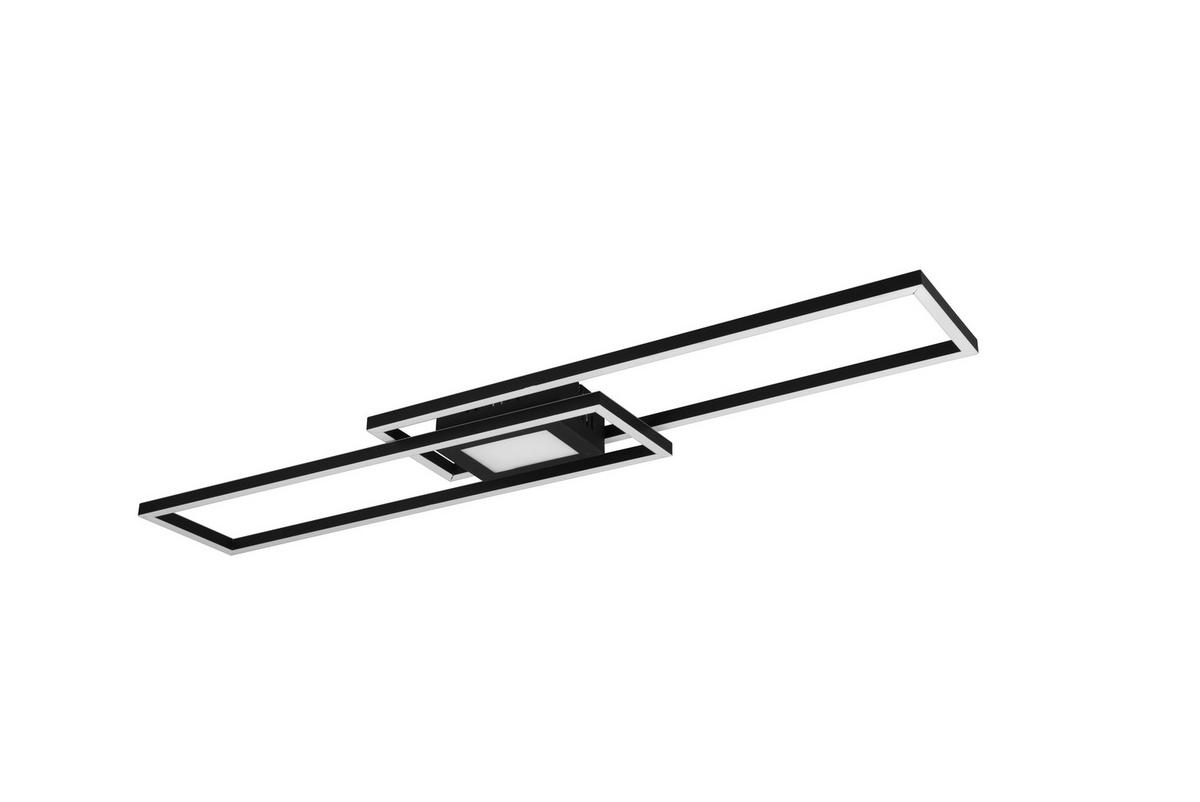 LED-DECKENLEUCHTE 38 W     - Schwarz, Basics, Metall (110/7/21cm) - Trio Leuchten