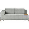 SCHLAFSOFA in Holz, Textil Silberfarben  - Silberfarben/Naturfarben, Design, Holz/Textil (211/88/102cm) - Niels Andersson