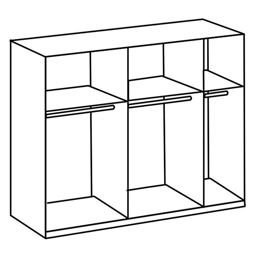 Thumbnail - Mid.you Schwebetürenschrank Wimex Level 36C, Grau, Weiß, Holzwerkstoff, 3 Fächer, 250x216x65 cm, BQ - Bündnis für Qualit...