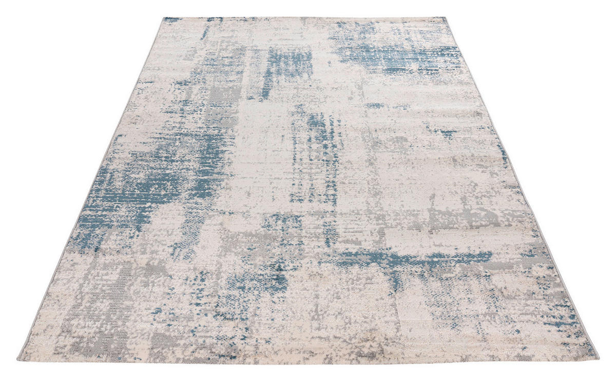 WEBTEPPICH 80/150 cm My Salsa  - Blau, Design, Textil (80/150cm) - Novel
