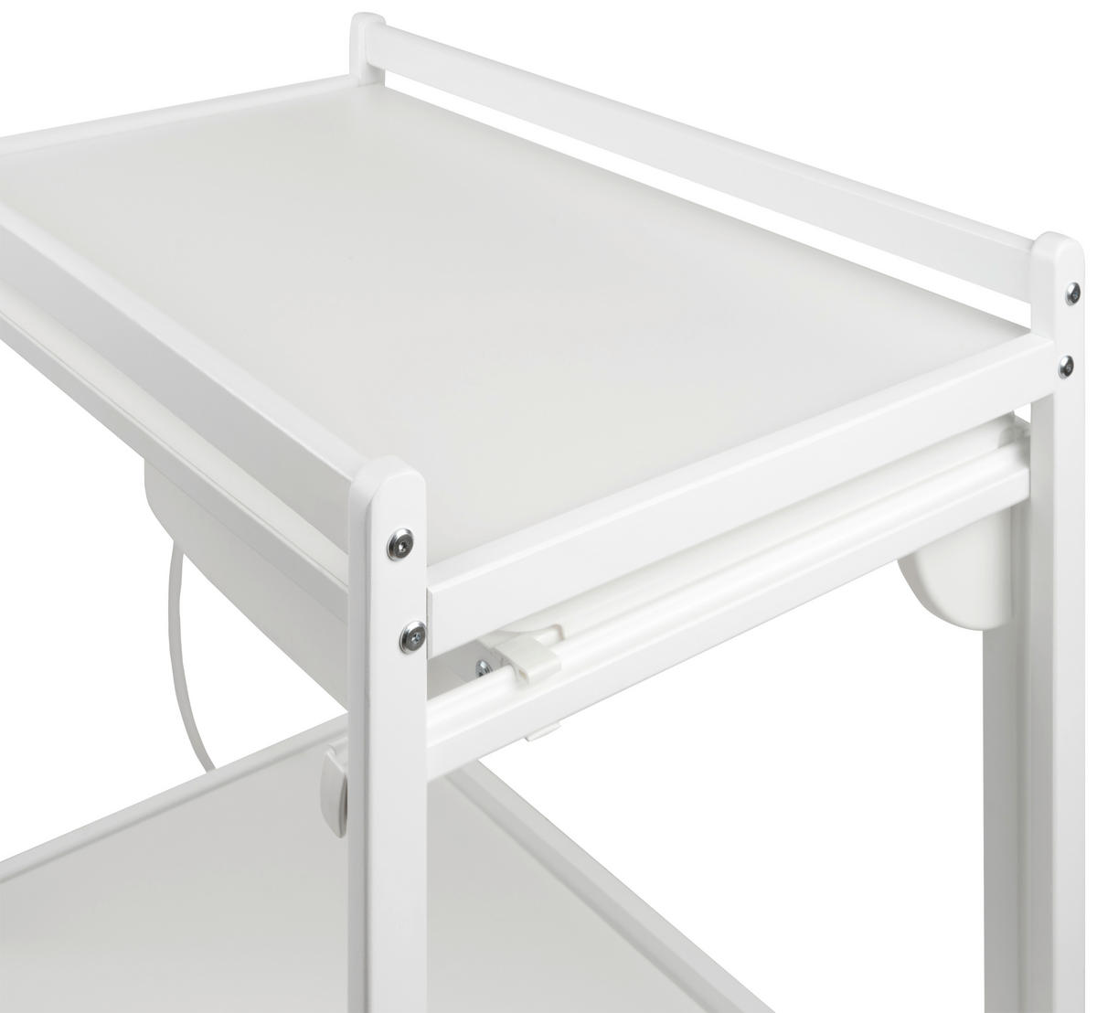 WICKELTISCH Weiß Hochglanz  - Weiß Hochglanz, Basics, Holz/Holzwerkstoff (92/59/84cm) - My Baby Lou