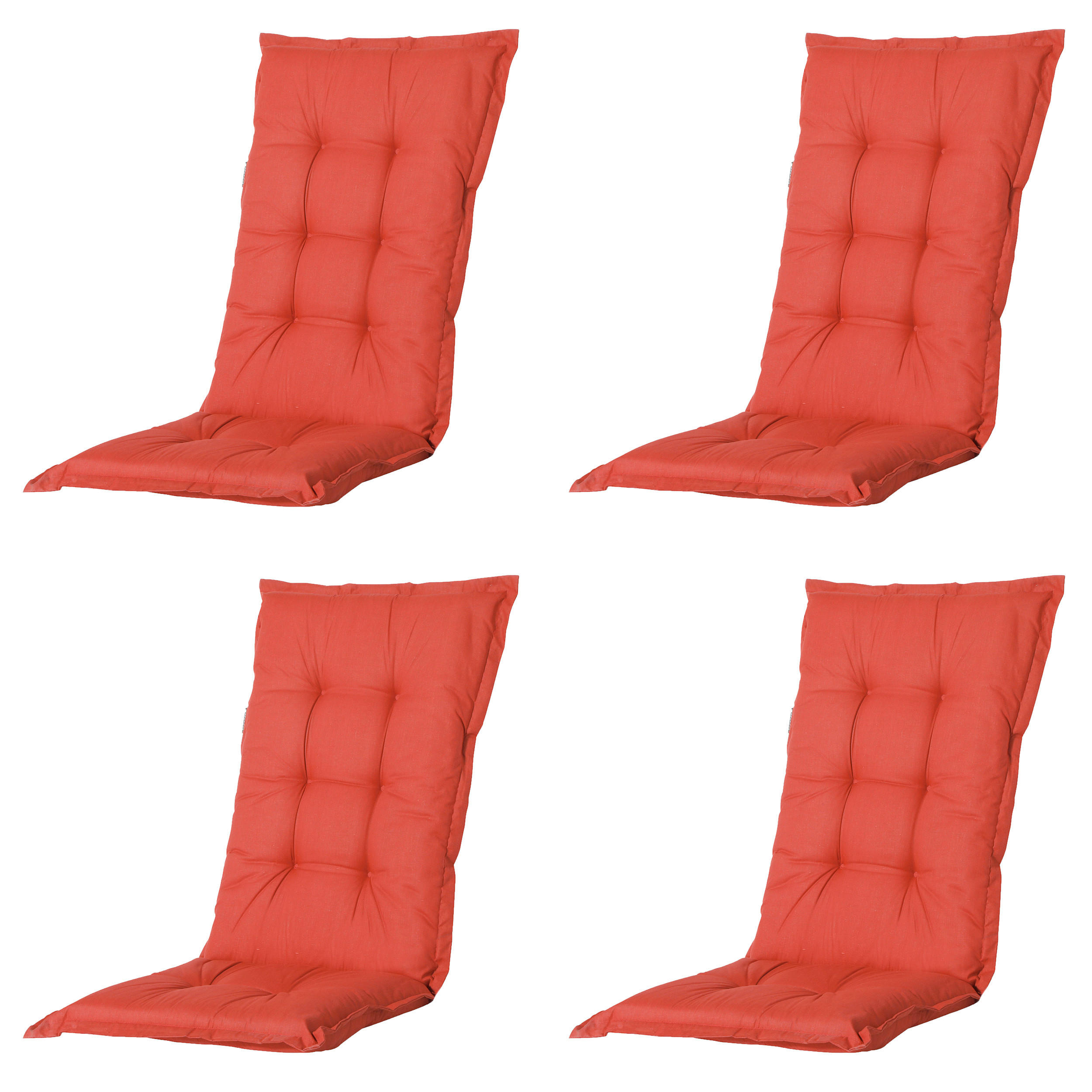 SESSELAUFLAGE in Rot  - Rot, MODERN, Textil (50/2/123cm) - Gardenson