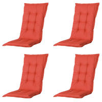 SESSELAUFLAGE in Rot  - Rot, MODERN, Textil (50/2/123cm) - Gardenson