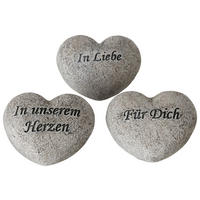 DEKOHERZ - Grau, Basics, Kunststoff (6/5/2,5cm)