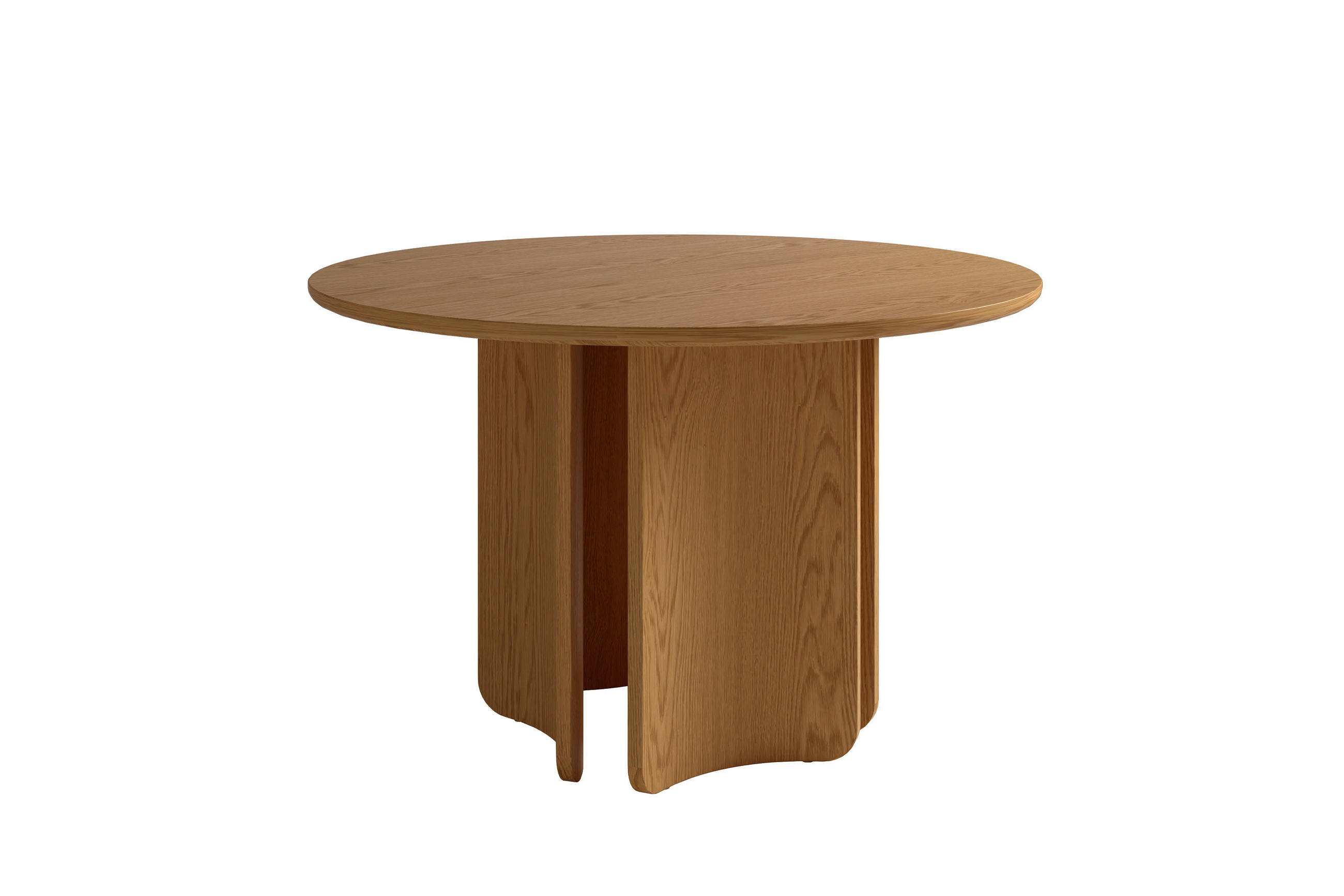 ESSTISCH 120/120/76 cm Echtholz, Nachbildung  Holzwerkstoff rund Eichefarben  - Eichefarben, MODERN, Holzwerkstoff (120/120/76cm) - Schöner Wohnen