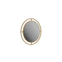 SPIEGEL 57/57/2 cm  - Goldfarben, Design, Metall (57/57/2cm) - Livetastic