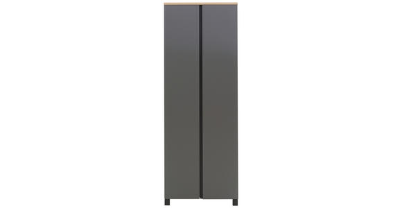 GARDEROBE 260/193/40 cm  - Eichefarben/Anthrazit, Design, Holz/Holzwerkstoff (260/193/40cm) - Dieter Knoll