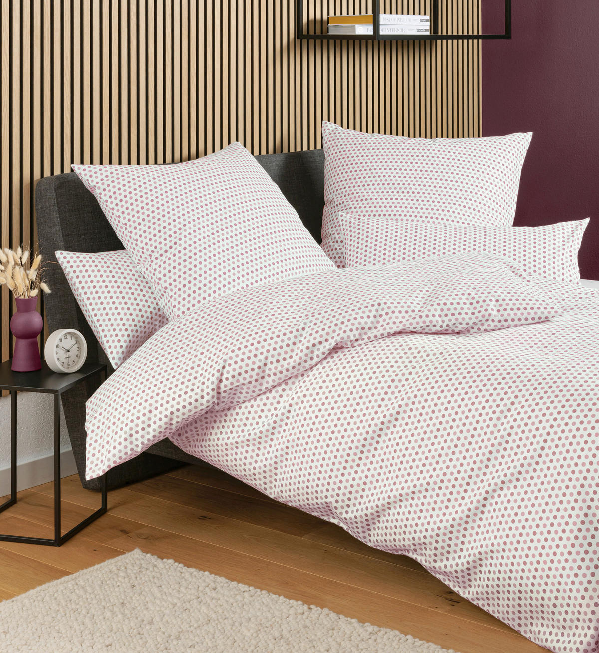 POSTELJNINA 135/200 cm flanela roza  - roza, Konvencionalno, tekstil (135/200cm) - Janine