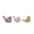 DEKOVOGEL - Lila/Creme, KONVENTIONELL, Keramik (8,5/5,2cm) - Ambia Home