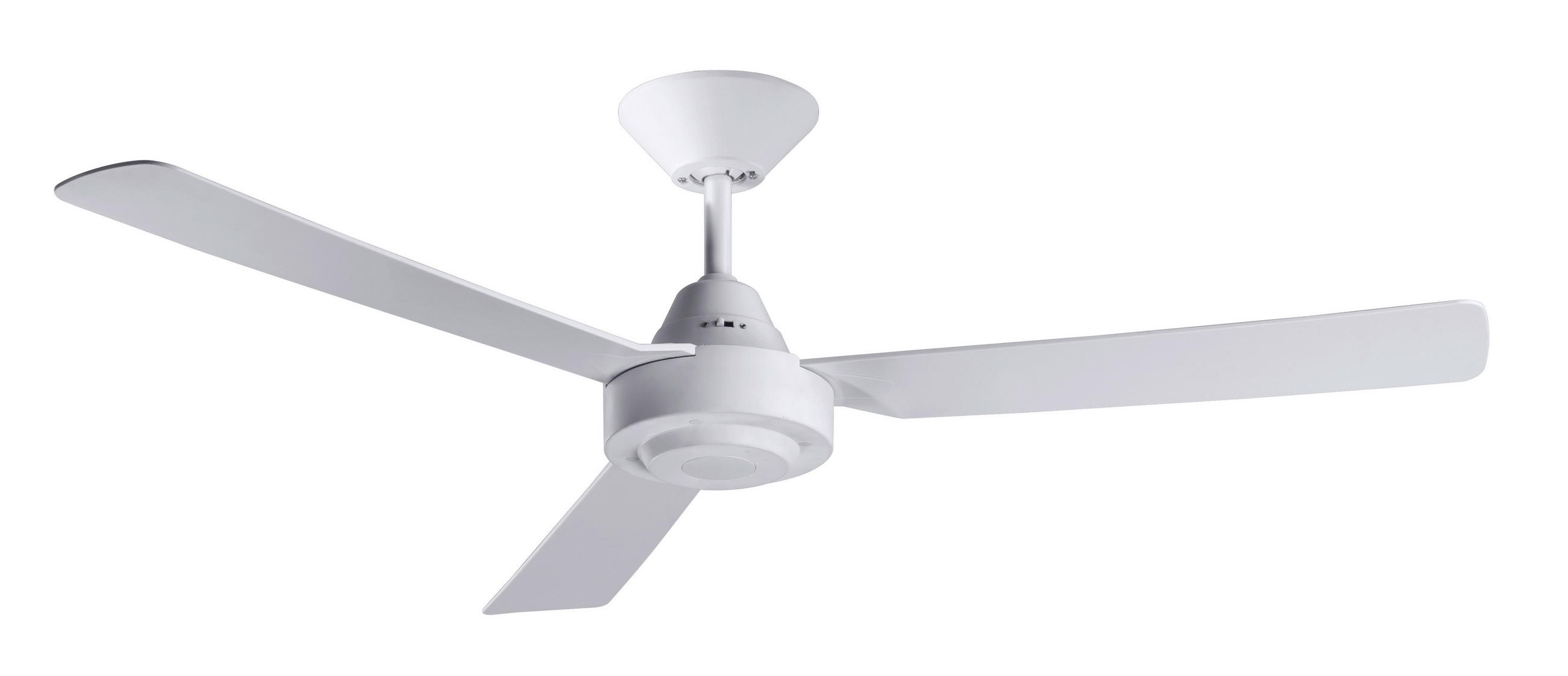 DECKENVENTILATOR  122/31 cm    - Weiss, Design, Kunststoff (122/31cm) - P & B