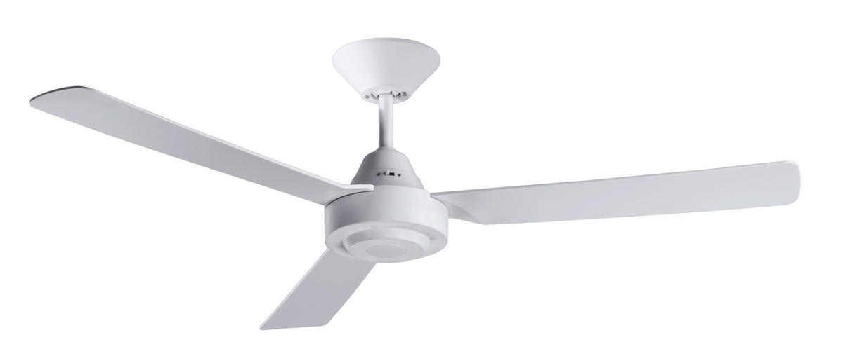 DECKENVENTILATOR  122/31 cm    - Weiss, Design, Kunststoff (122/31cm) - P & B