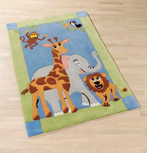 KINDERTEPPICH 150/220 cm BC Kids  - Blau/Hellblau, Trend, Naturmaterialien/Textil (150/220cm) - Ben'n'jen