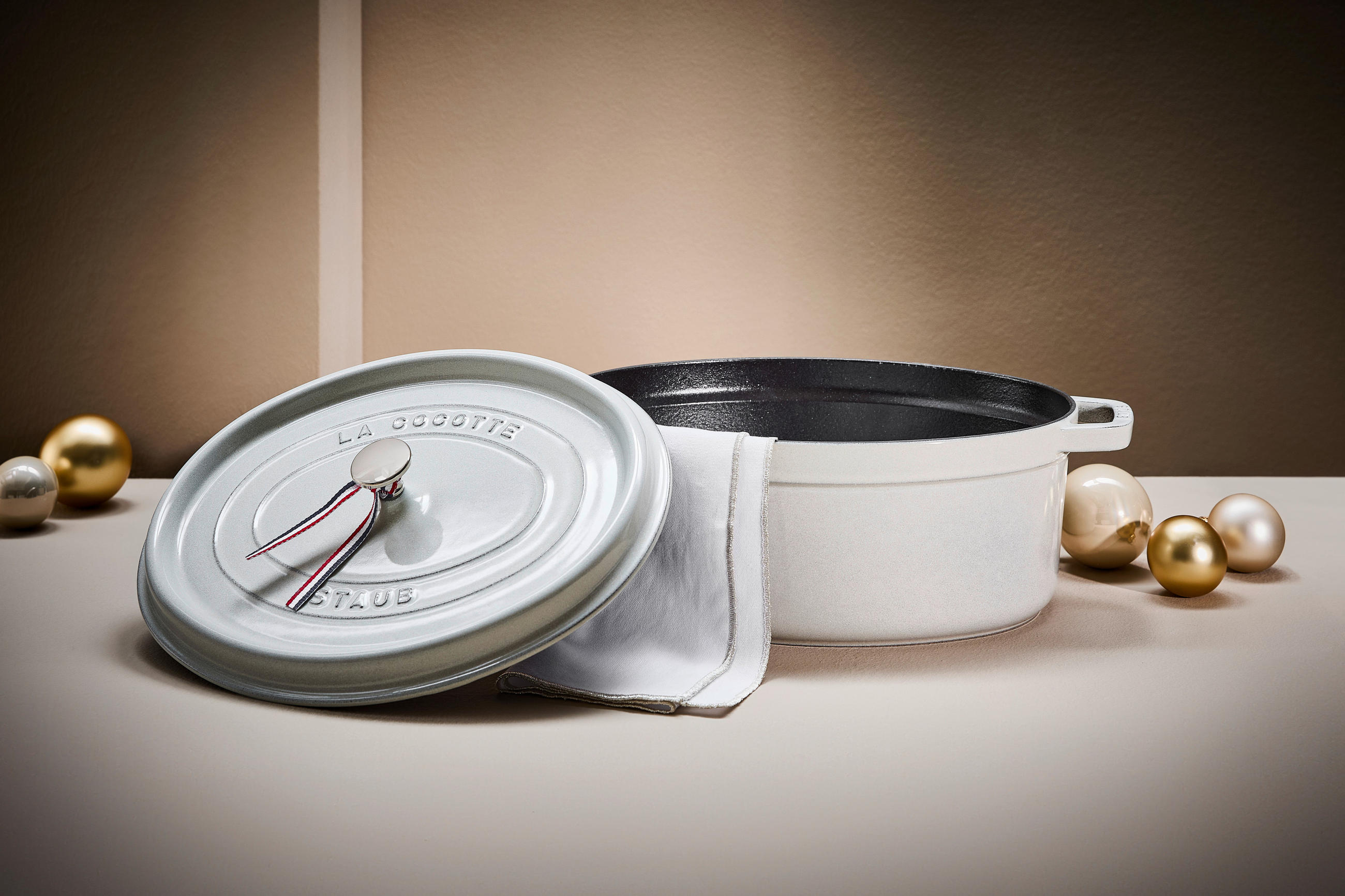 BRÄTER LA COCOTTE  - Weiß, Basics, Metall (26/33cm) - Staub
