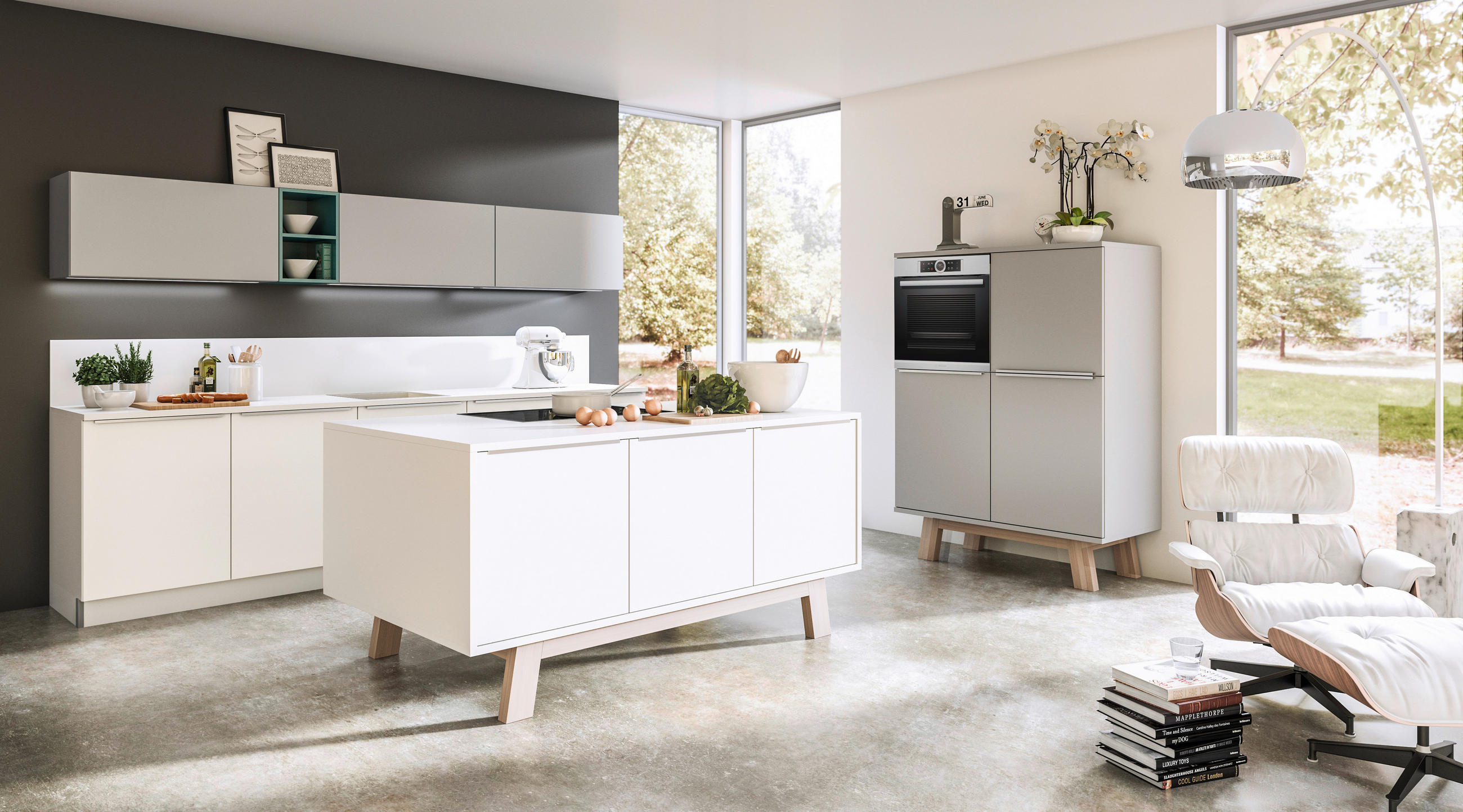EINBAUKÜCHE   - Design, Holzwerkstoff - Dieter Knoll