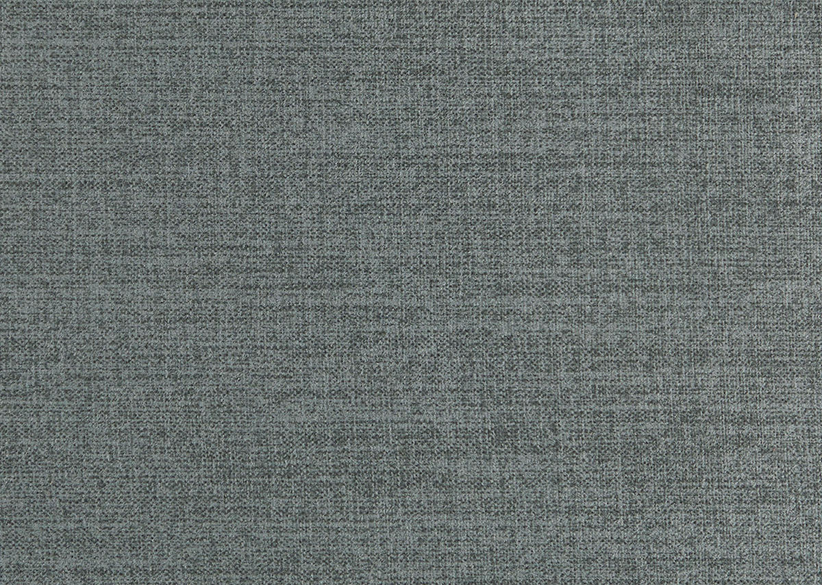 BIGSOFA  in Flachgewebe, Leinenoptik Dunkelgrau  - Dunkelgrau/Schwarz, Design, Textil/Metall (262/66/113cm) - Belluti