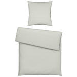 BETTWÄSCHE Flanell 140/220 cm  - Weiß/Grau, Textil (140/220cm) - Novel
