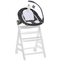 HOCHSTUHL BETA + BOUNCER Grau, Weiß  - Weiß/Grau, Basics, Holz (58/48/83cm) - Hauck