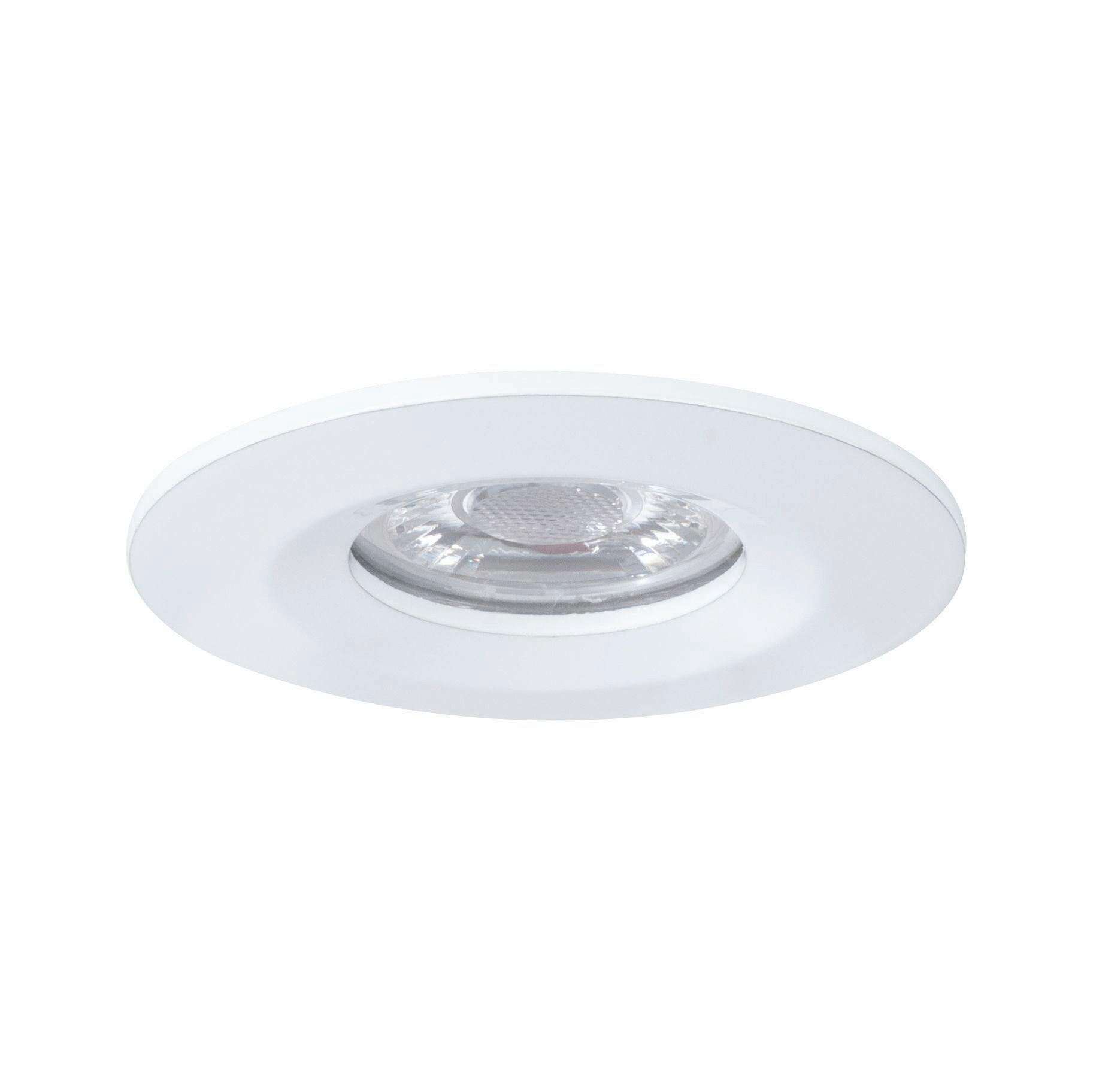 LED-DECKENLEUCHTE 6,5 cm  - Alufarben/Weiß, Basics, Metall (6,5cm) - Paulmann