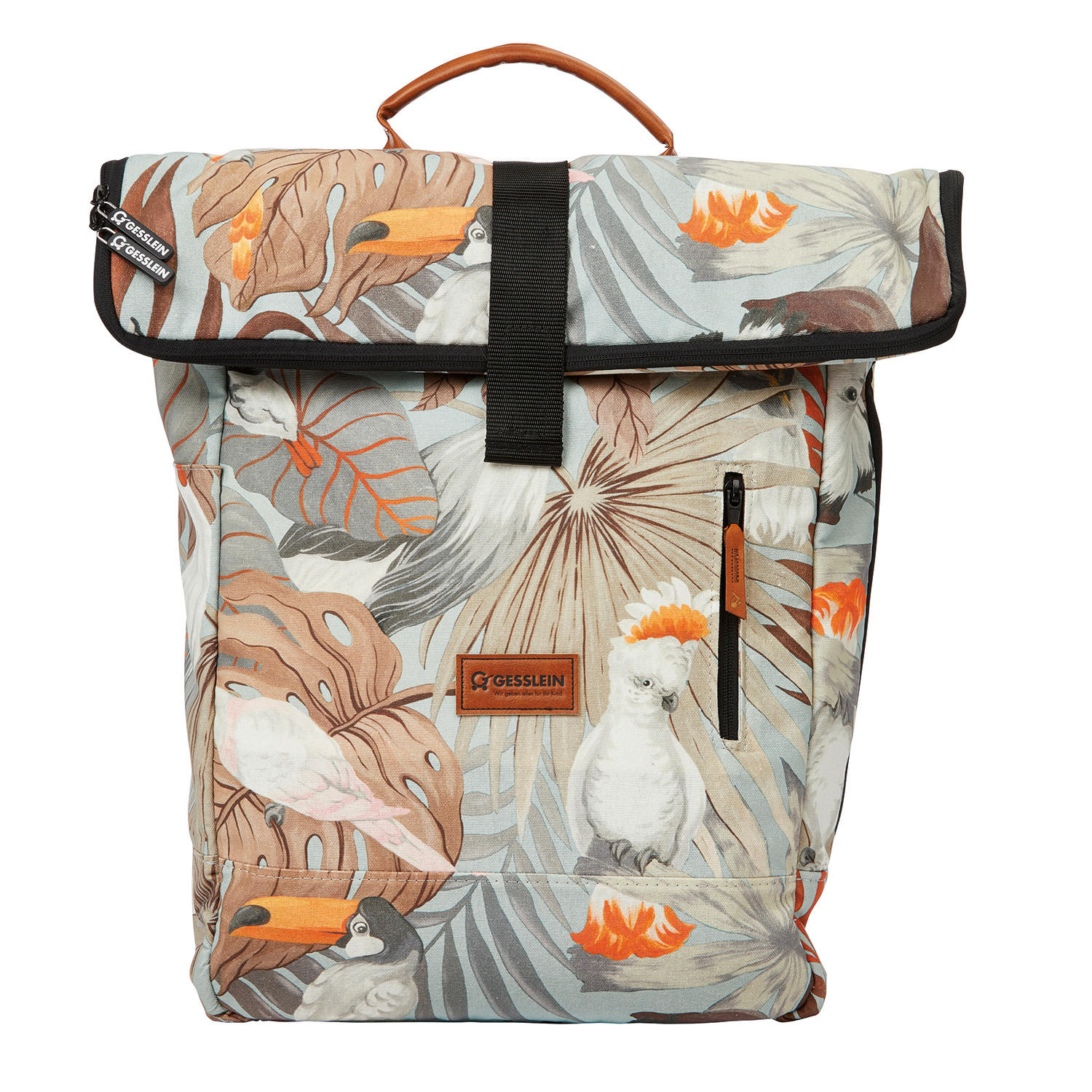 WICKELRUCKSACK No. 6  - Multicolor/Schwarz, Basics, Textil (31/45/12cm) - Gesslein