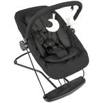 SCHAUKELWIPPE LUNCH  - Schwarz, Basics, Kunststoff/Textil (66/45/48-58cm) - My Baby Lou