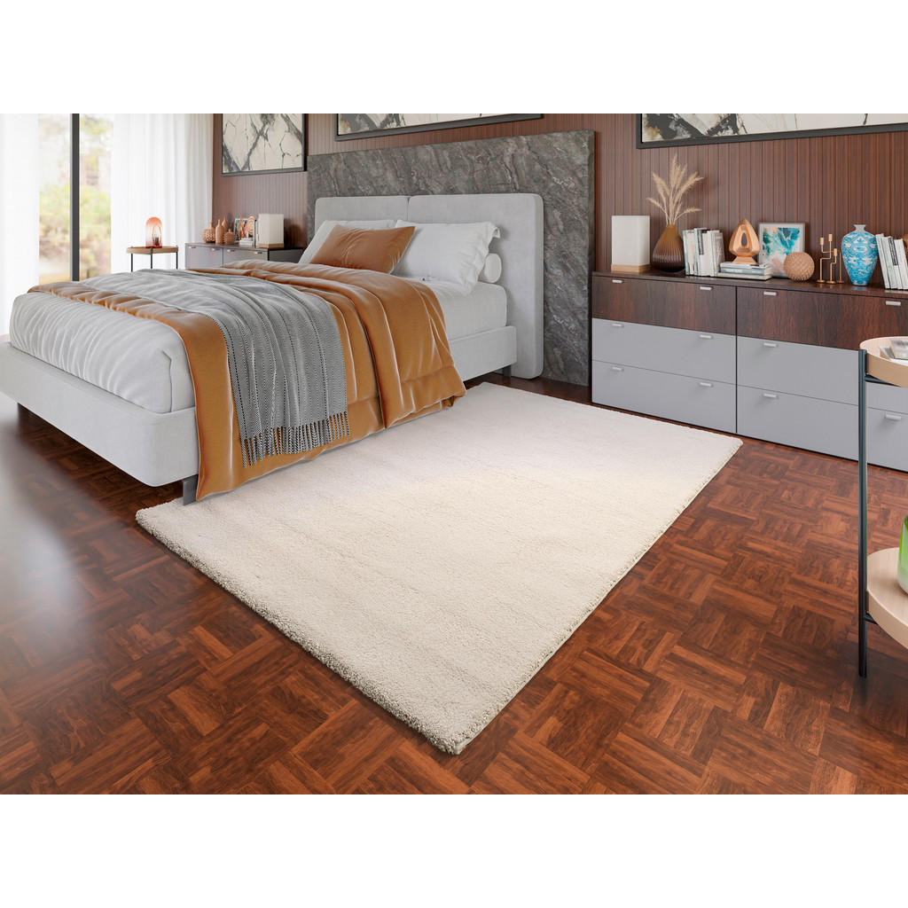 Thumbnail - Novel Webteppich, Weiß, Textil, Uni, rechteckig, 200x290 cm, Oeko-Tex® Standard 100, für Fußbodenheizung geeignet, pfleg...