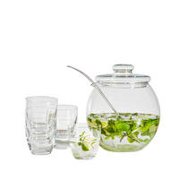 BOWLE-SET Bovla Set   - Transparent, Basics, Glas (35/30/30cm) - Novel