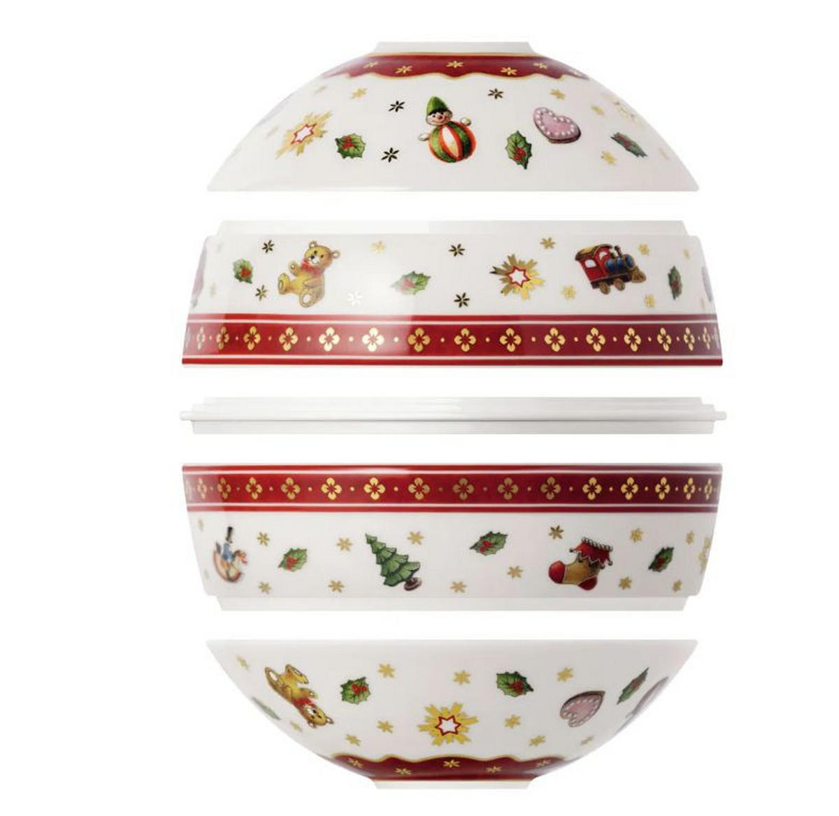 OKRASNA KROGLA - večbarvno, Basics, keramika (14/14/14cm) - Villeroy & Boch