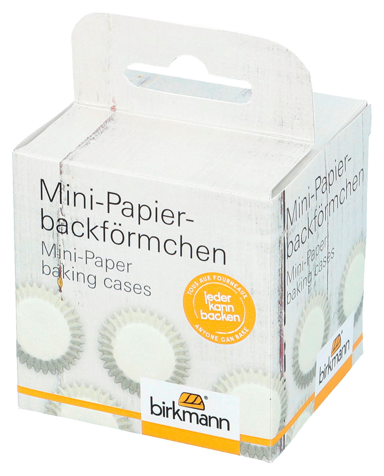 PAPIERFÖRMCHEN  - Weiß, Basics, Papier (4,5/2,5cm) - Birkmann