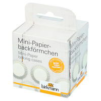 PAPIERFÖRMCHEN  - Weiß, Basics, Papier (4,5/2,5cm) - Birkmann