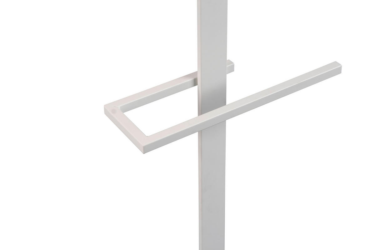 HERRENDIENER in Weiß 45/112/21 cm   - Weiß, Design, Metall (45/112/21cm) - Xora