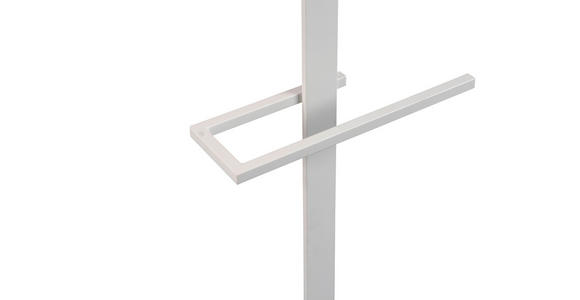 HERRENDIENER in Weiß 45/112/21 cm - Weiß, Design, Metall (45/112/21cm) - Xora