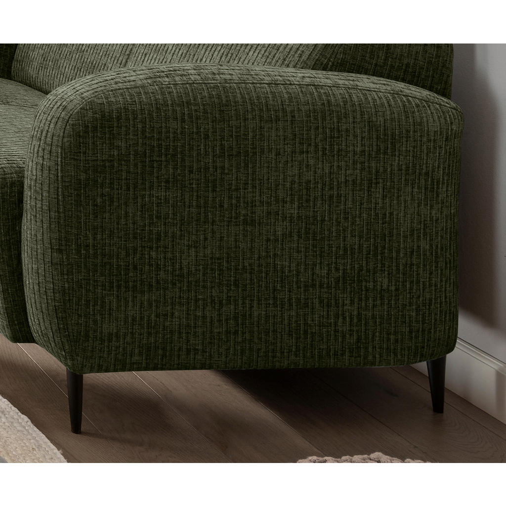 Thumbnail - Livetastic 2-Sitzer-Sofa, Olivgrün, Textil, Uni, 140x76x90 cm, Made in EU, Typenauswahl, Stoffauswahl, Rücken echt, Armt...