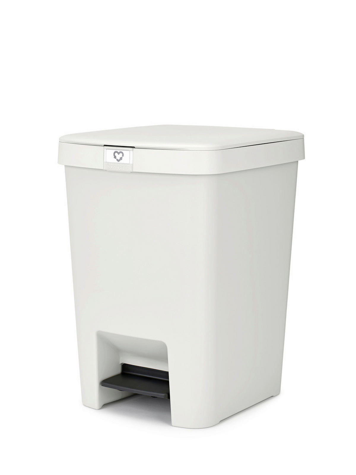 KOŠ ZA SMETI - svetlo siva, Basics, umetna masa (28/40.9/35.2cm) - Brabantia