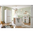 BABYKLEIDERSCHRANK  - Eiche Artisan/Weiß, Basics, Holzwerkstoff/Kunststoff (90/195/60cm) - My Baby Lou