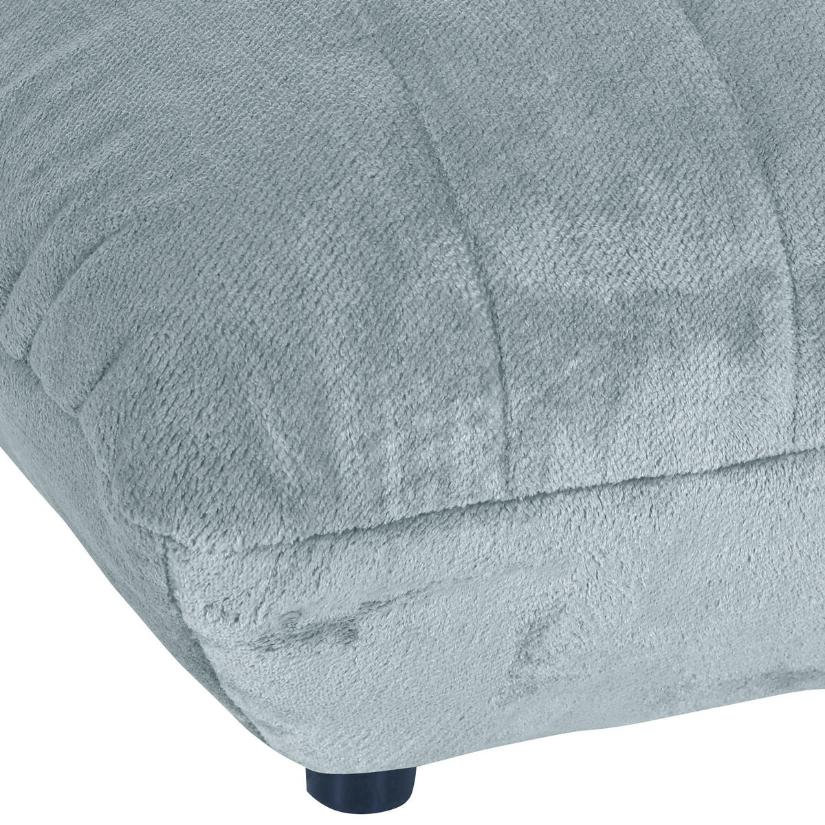 LIGGFÅTÖLJ i plysch mintgrön  - mintgrön/svart, Klassisk, textil/plast (100/86/166cm) - MID.YOU