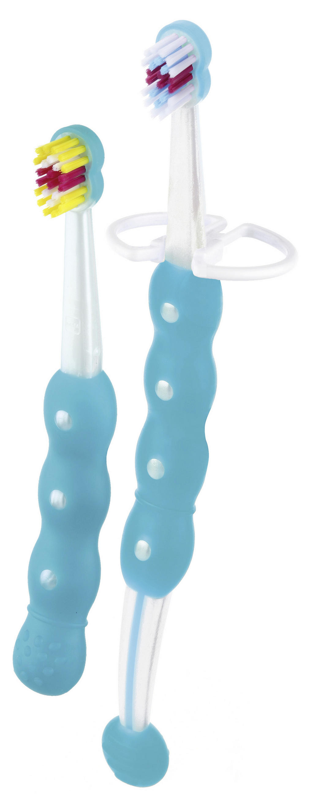 FINGERZAHNBÜRSTE  - Gelb/Lila, Basics, Kunststoff (9,5/22,5/2,4cm) - MAM