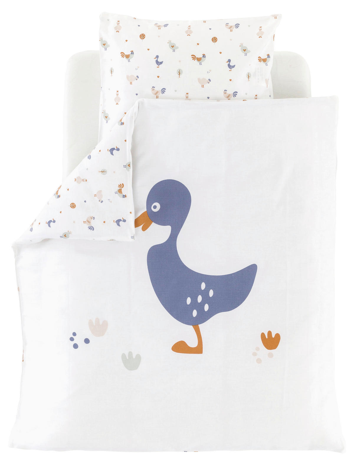 BABYBETTWÄSCHE 80/80 cm  - Multicolor/Weiß, Basics, Textil (80/80cm) - Träumeland