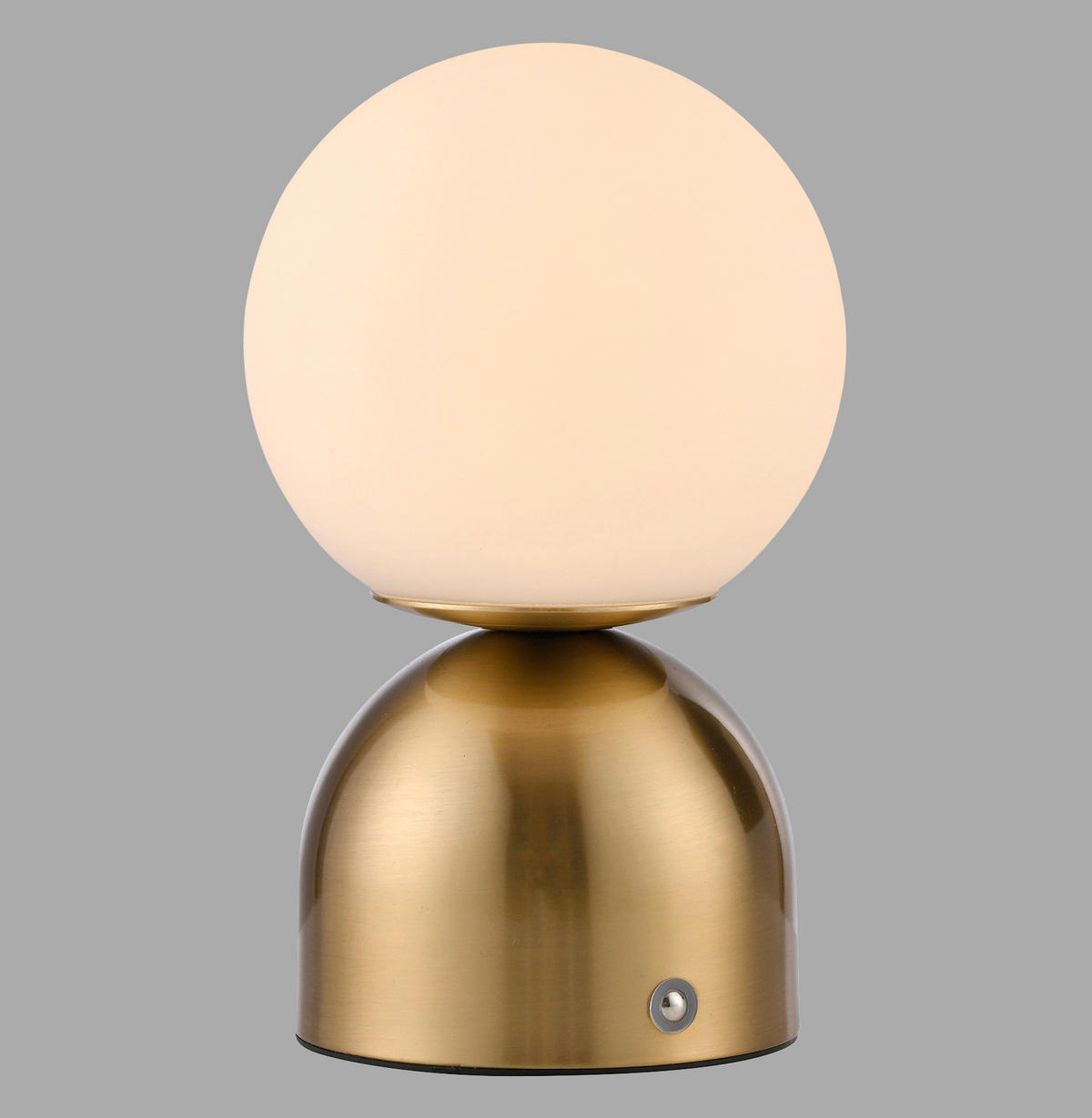 AKKU-TISCHLEUCHTE SW RUDI 12/12/20 cm   - Goldfarben, Design, Glas/Kunststoff (12/12/20cm) - Schöner Wohnen