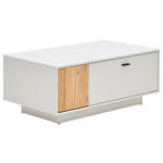 COUCHTISCH in Holz, Holzwerkstoff 110/65/45,5 cm  - Anthrazit/Eschefarben, KONVENTIONELL, Holz/Holzwerkstoff (110/65/45,5cm) - Hom`in