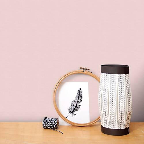 NON WOVEN-TAPET 52/1000 cm  - pink, Basics, papper/plast (52/1000cm)