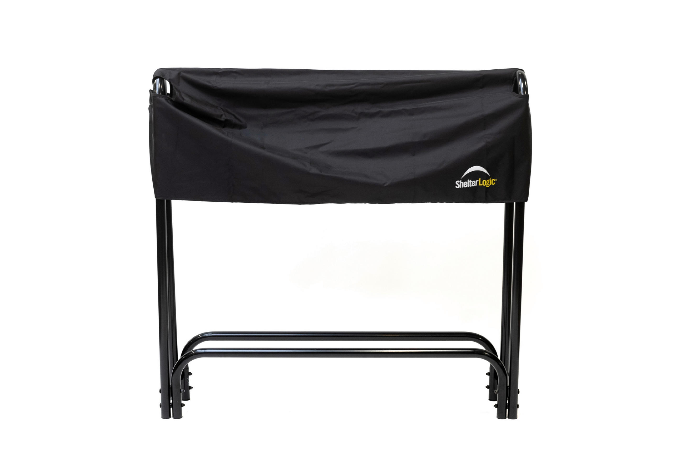KAMINHOLZREGAL 25/118/126 cm  Metall  - Schwarz, Basics, Metall (25/118/126cm) - Ambia Garden