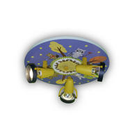 DĚTSKÉ STROPNÍ SVÍTIDLO, 35/15 cm  - vícebarevná, Trend, kompozitní dřevo/plast (35/15cm)