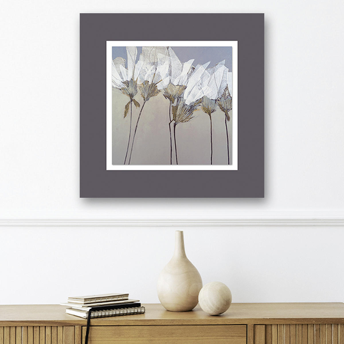 BILD Blumen 50/50 cm  - Multicolor, Basics, Holzwerkstoff/Kunststoff (50/50cm) - Wiedemann