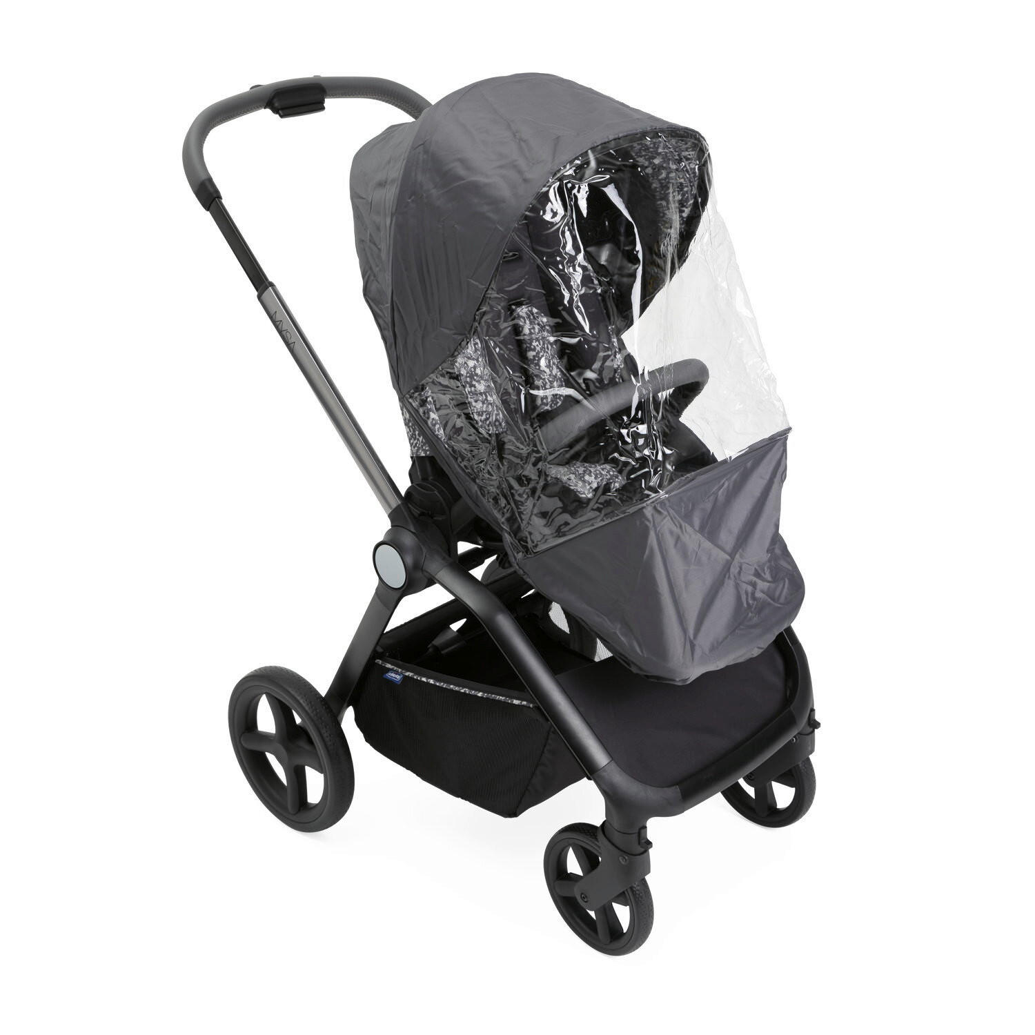 Thumbnail - Chicco Buggy Mysa, Grau, Textil, 56x89x92-108 cm, 5-Punkte-Gurt, Einhand-Faltmechanismus, Baby on Tour, Kinderwagen, Bug...